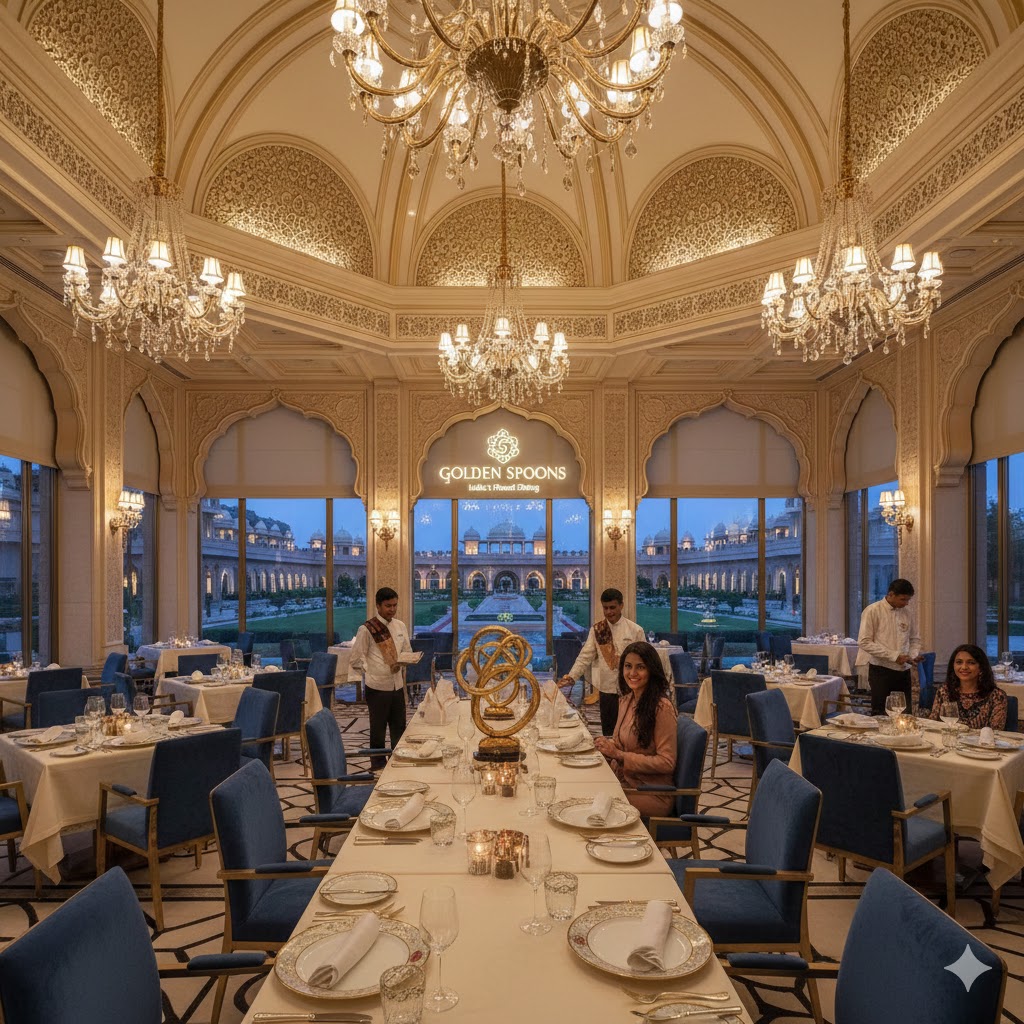 Best Hotels in Kolkata now your doors view inside the golden spoons restaurant image